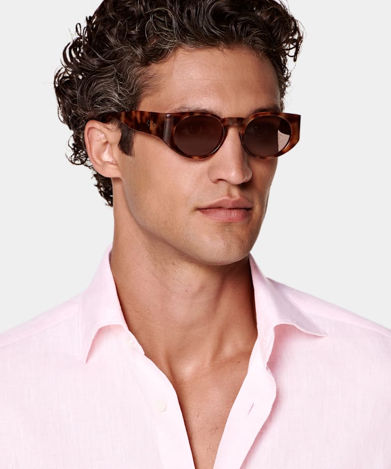 Pink Linen Shirt
